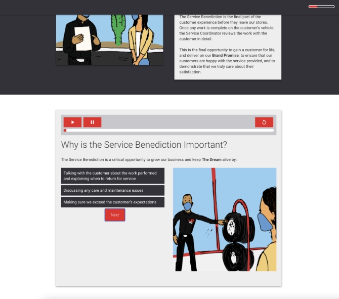 eLearning course slide 4