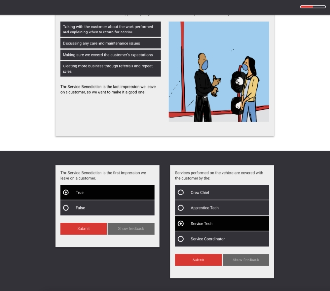 eLearning course slide 5